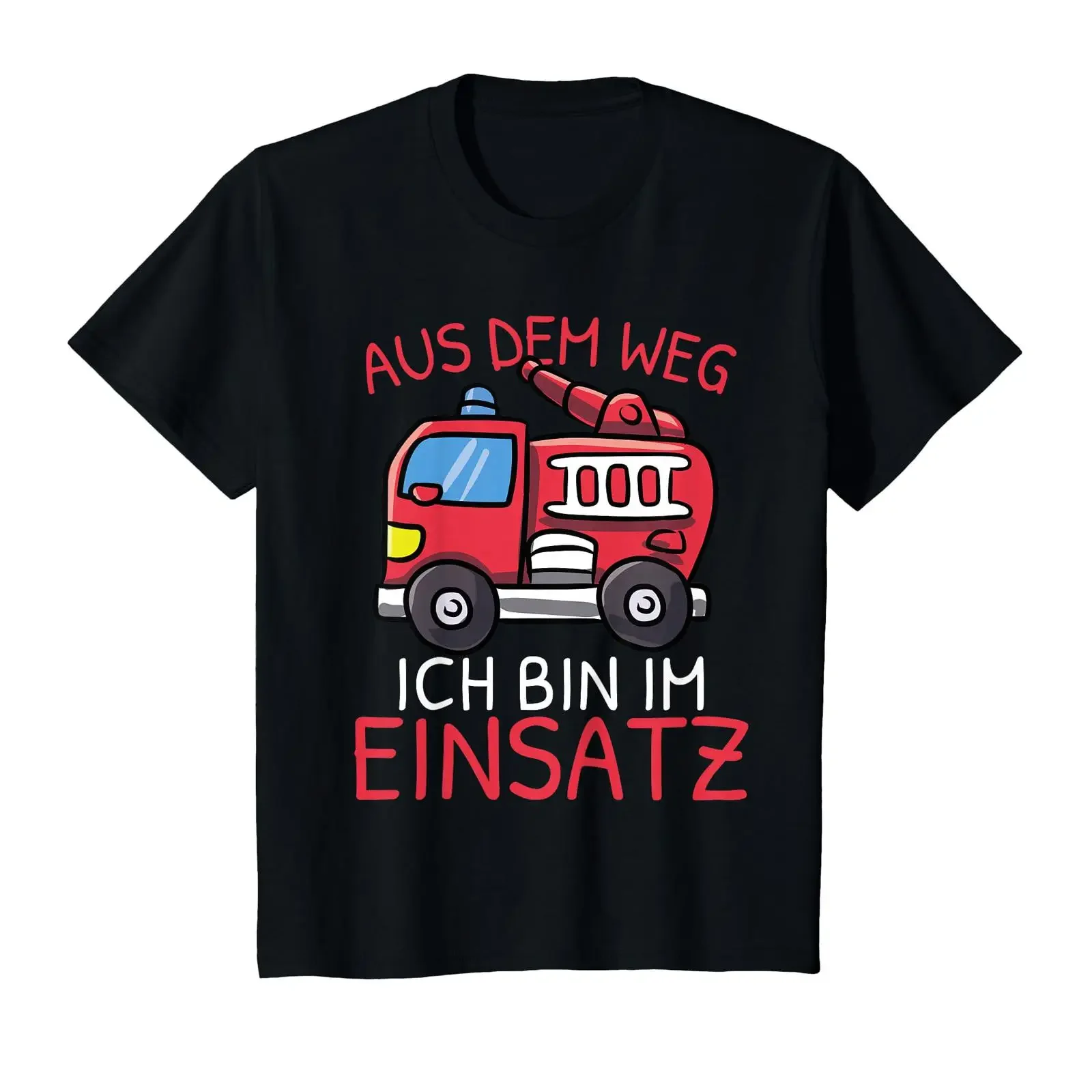 Футболка с немецким текстом «Aus Dem Weg Bin Im Einsatz», винтажная, с эффектом потертости, дышащая, для повседневной носки