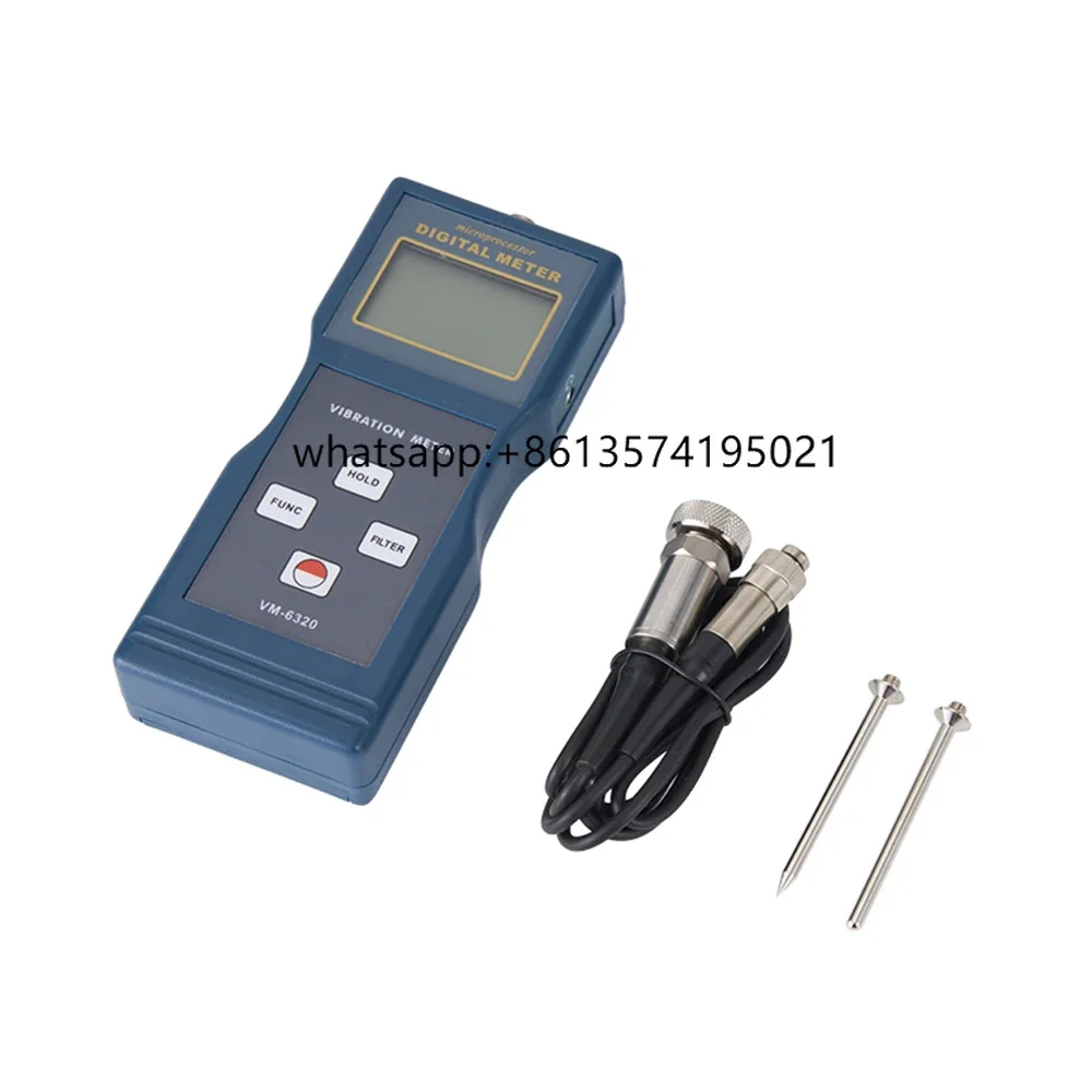 

TVM-6320 Vibration Meter Vibration Tester Vibration Gauge Velocity Measuring Range 0.01mm/s ~199.9mm/s True RMS VM6320