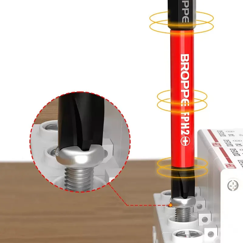 Imagem -02 - Anti-slip Eletricista Chave de Fenda Cabeça de Lote Magnético Nutdriver para Soquete Air Switch Panel pz fl Fph1 Fph2 Fph3