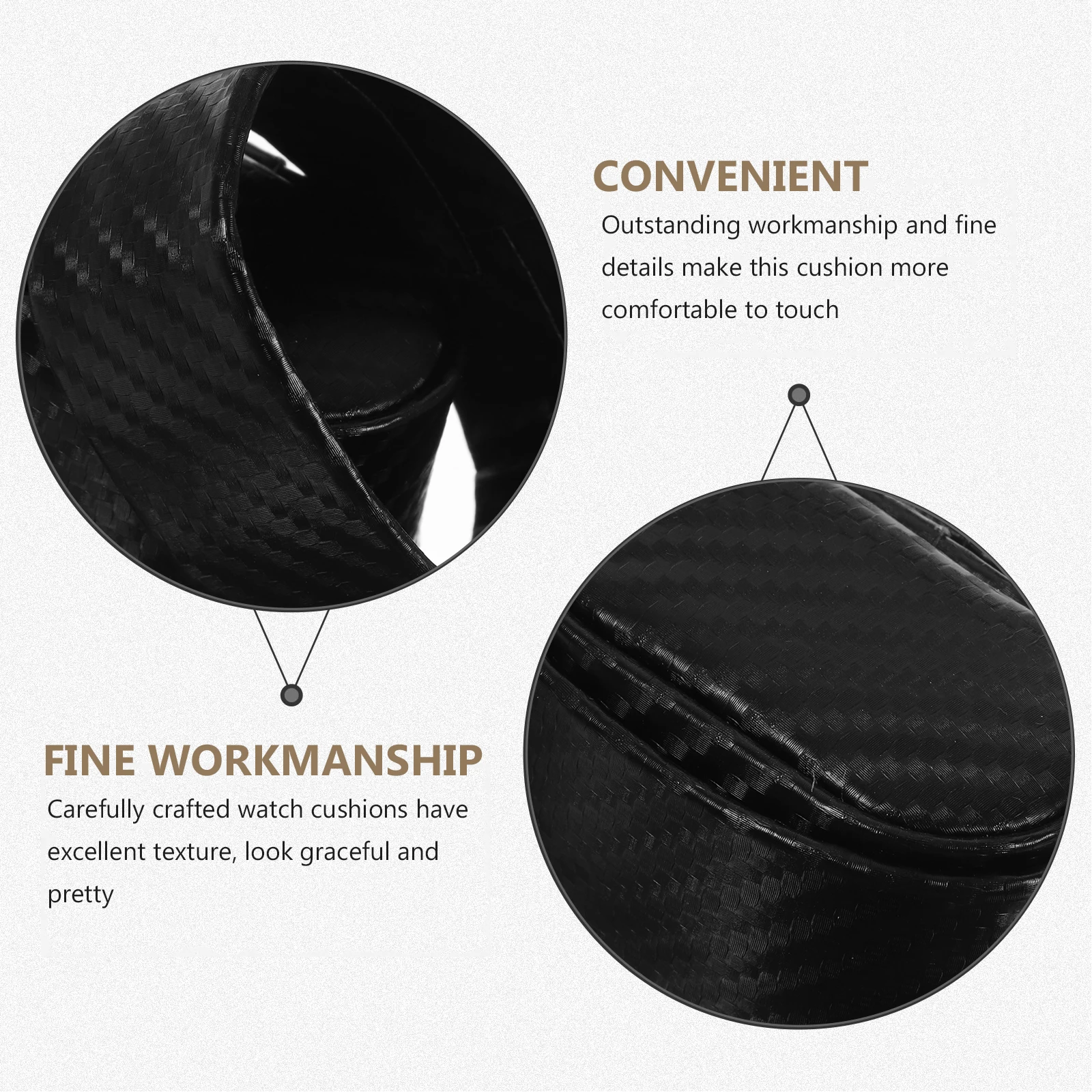 

3pcs Small Watch Pillows Display Cushion for Jewelry Bracelet Bangle Anti Scratch Elegant Texture Comfortable Collection