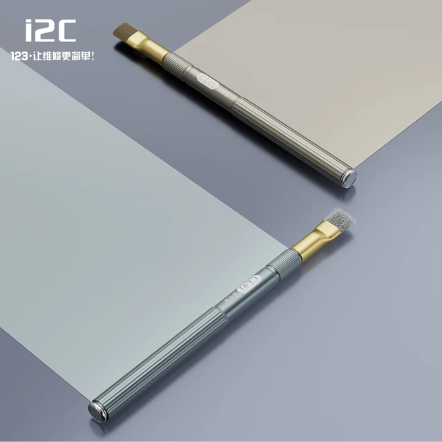 فرشاة تنظيف i2C CL01 (شعر طبيعي) – ناعمة ومضادة للكهرباء الساكنة (للتنظيف الآمن) 4