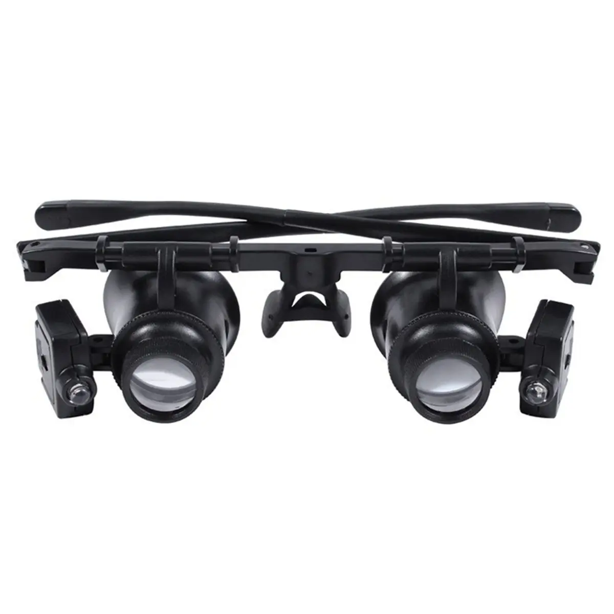 Budget-Friendly-25x Eyewear Loupe Repair Hand Magnifying LED Magnifying Headband Head Wearing Magnifying Glasses Loupes for Read