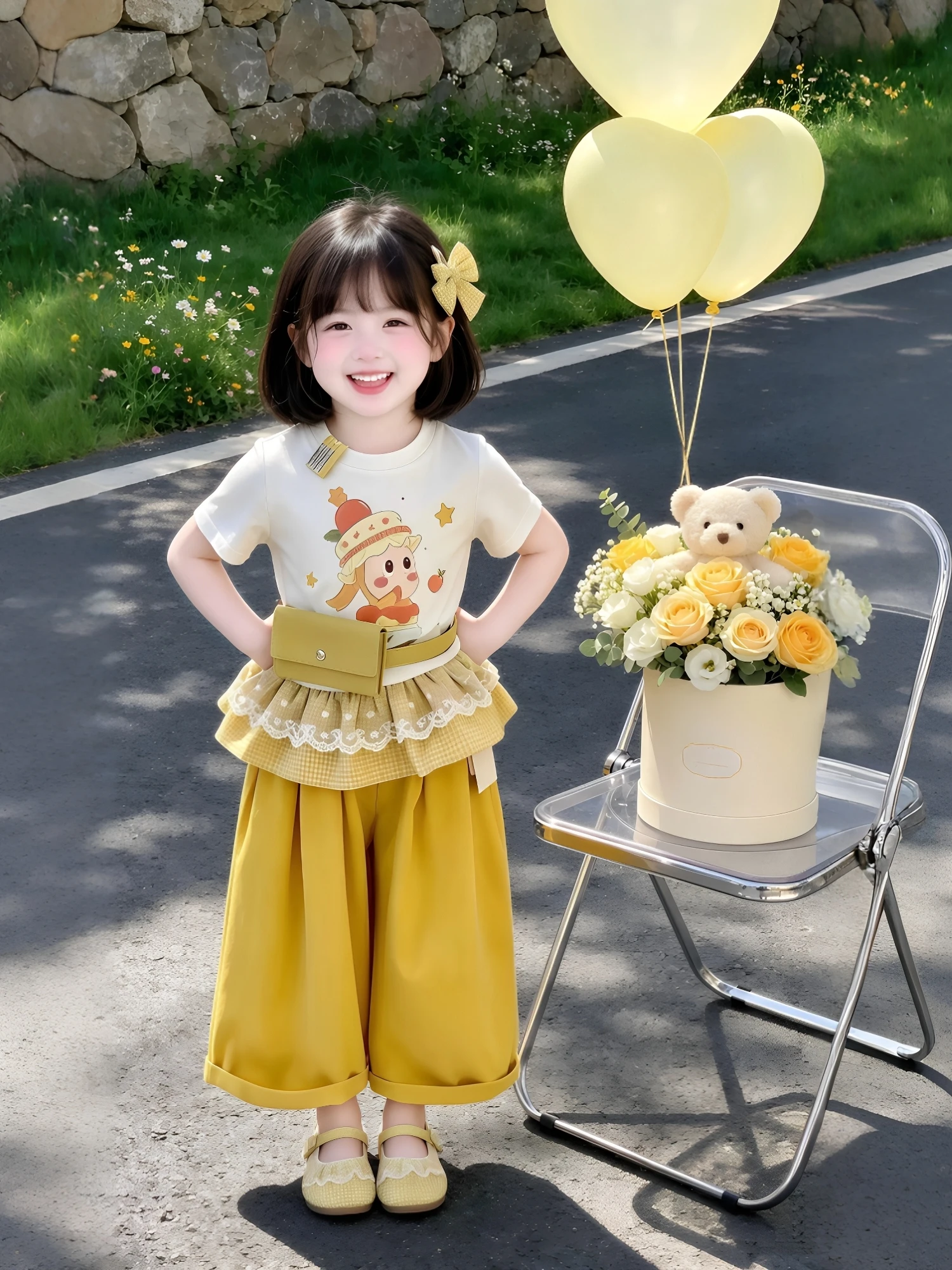 conjunto-de-ropa-informal-de-estilo-coreano-para-ninas-camiseta-con-estampado-de-dibujos-animados-y-pantalones-cortos-traje