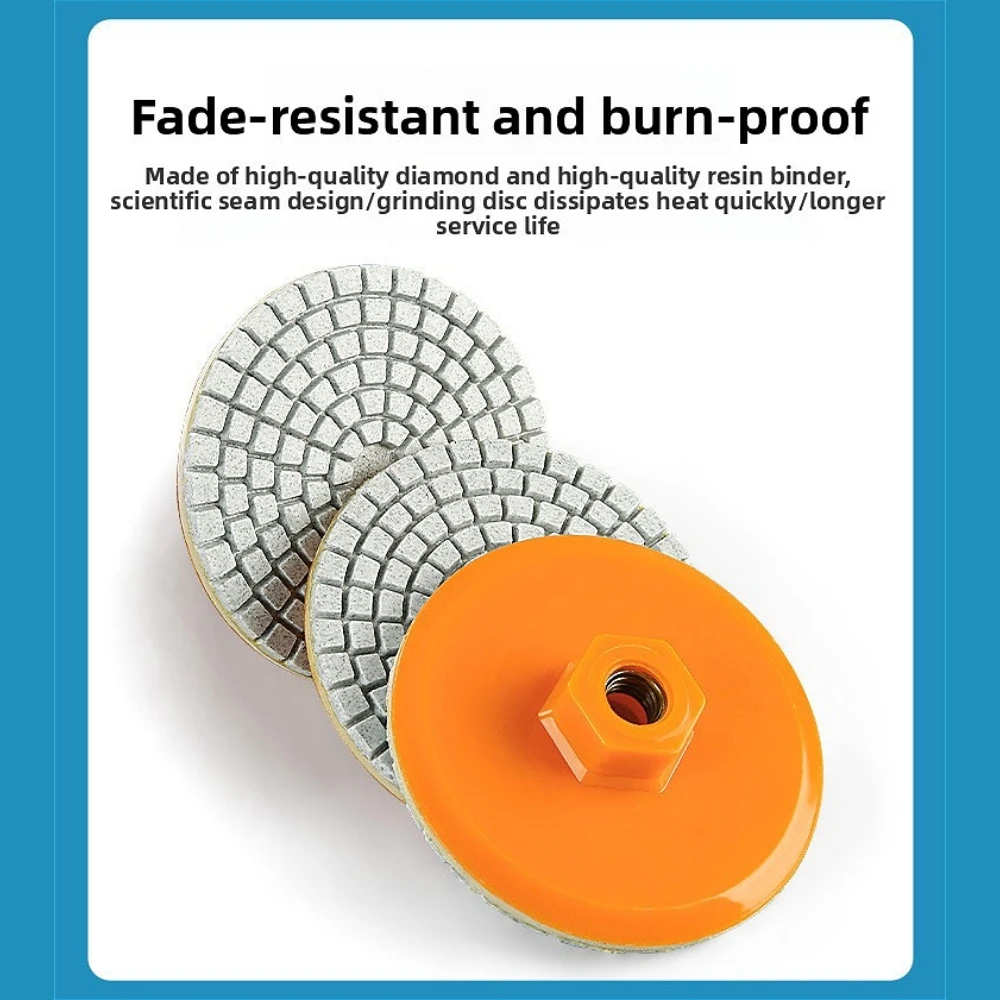 

Stone Polishing Wheel 80mm Ceramic Tile Trimming Polishing Disc Angle Grinder Dry Polishing Marble Grinder Discs Accessory