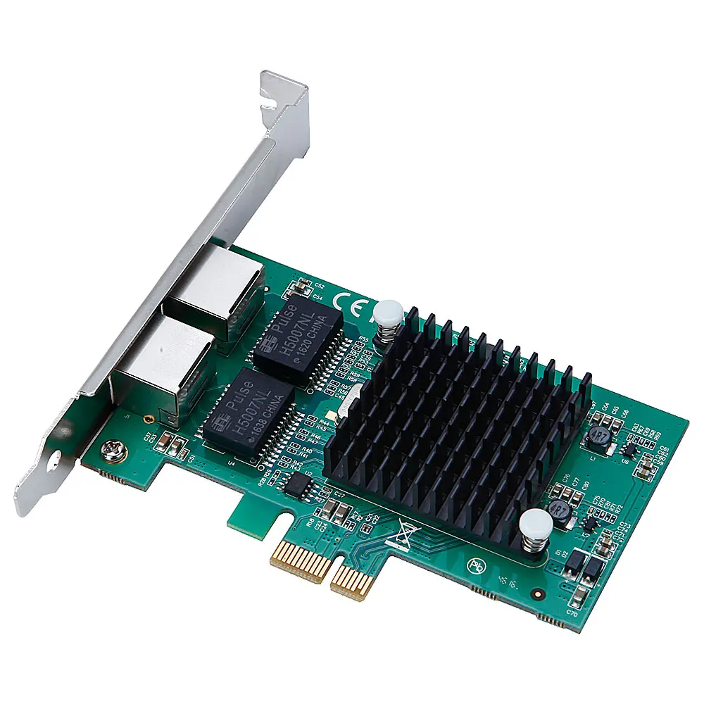 Imagem -05 - Great-q Novo Pci Express Gigabit Ethernet Placa de Rede Pice Gigabit Dupla Rj45 Placa de Rede Diskless Boot Intel82575eb Chipest