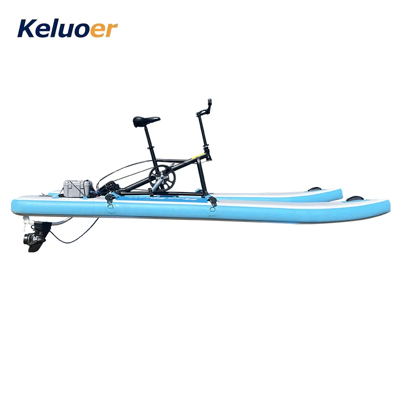 Bicicleta de agua eléctrica, bote de Pedal, bicicleta de agua flotante inflable, bicicleta de agua a la venta