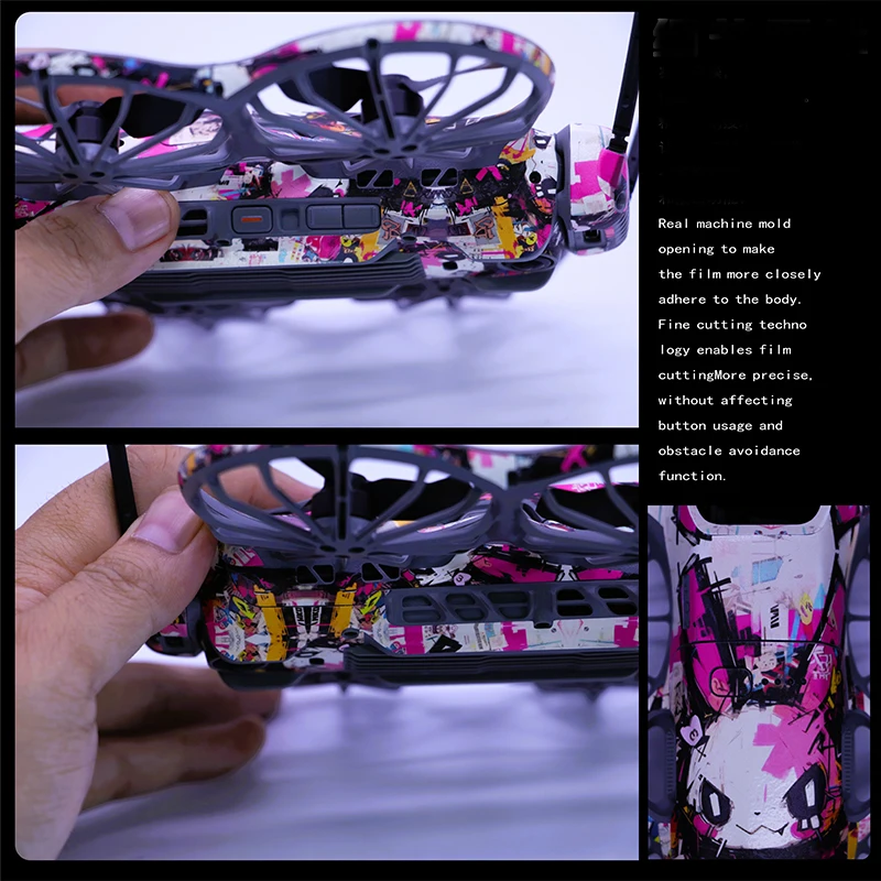 

Removable Sticker for DJI NEO 2 Drone, Drone Skin Decorative Stickers Anti-Scratch Protective Film for DJI neo2 Accessories