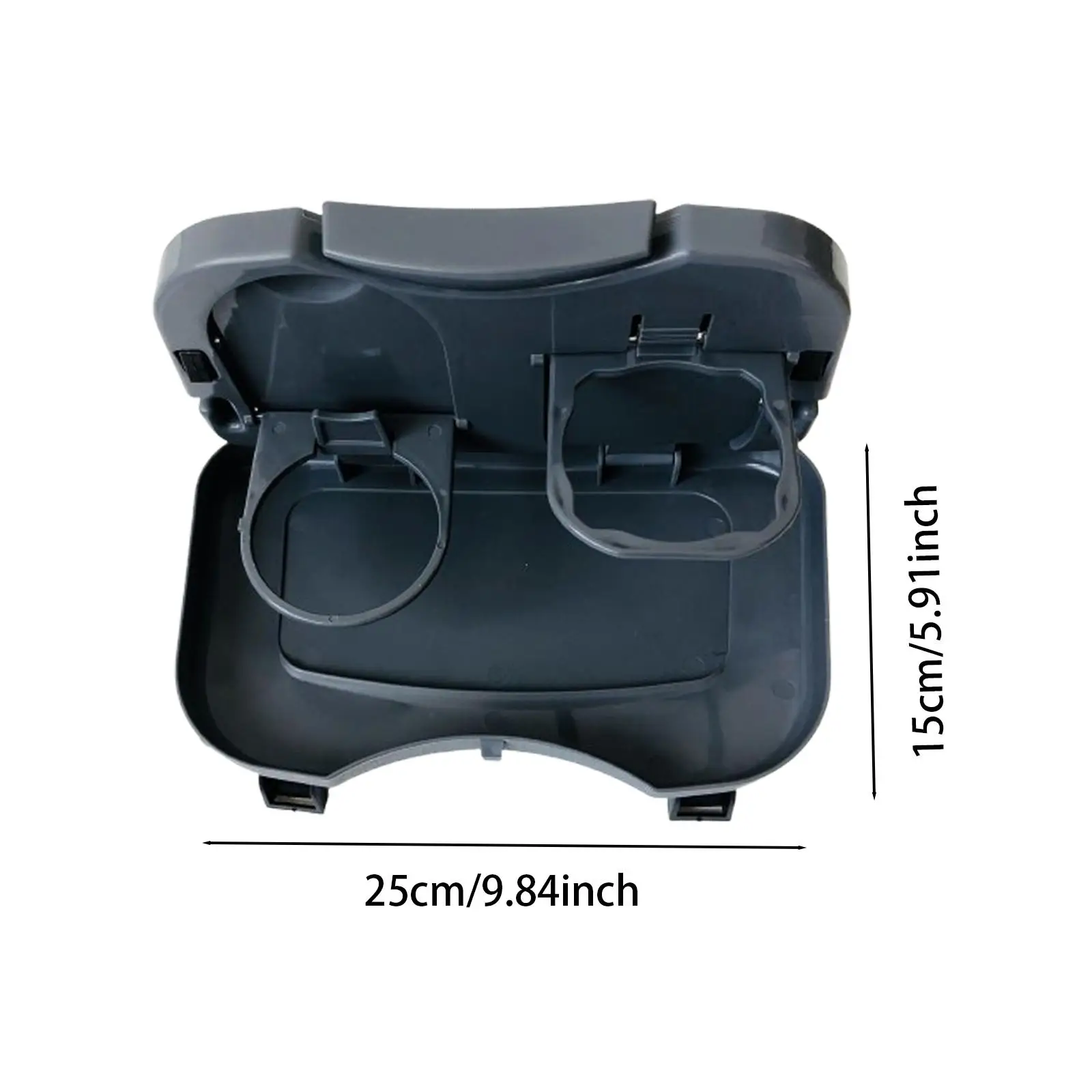 Generic Portable Car Dining Table Car Accessories Easy Installation Back Seat Storage Table Multifunction Folding Food Cup Tray