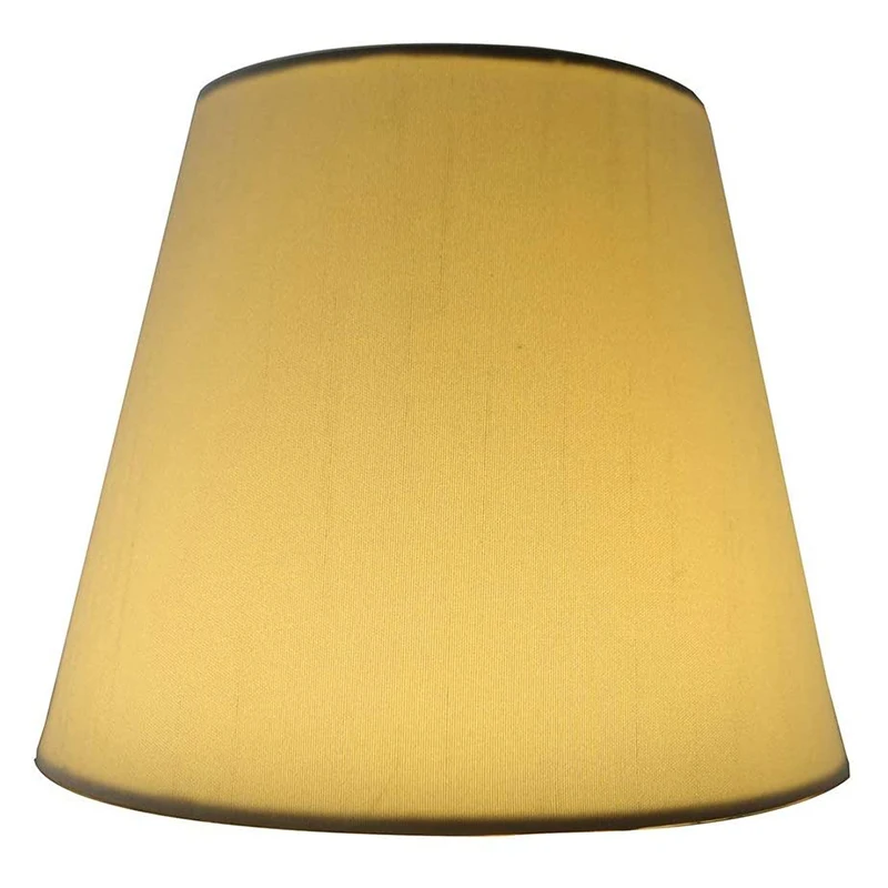 A84E-Set Of 6 White Fabric Cloth Clip On Chandelier Lamp Shades, Replacement For E14 Wall Lamp Chandelier Home Decoration