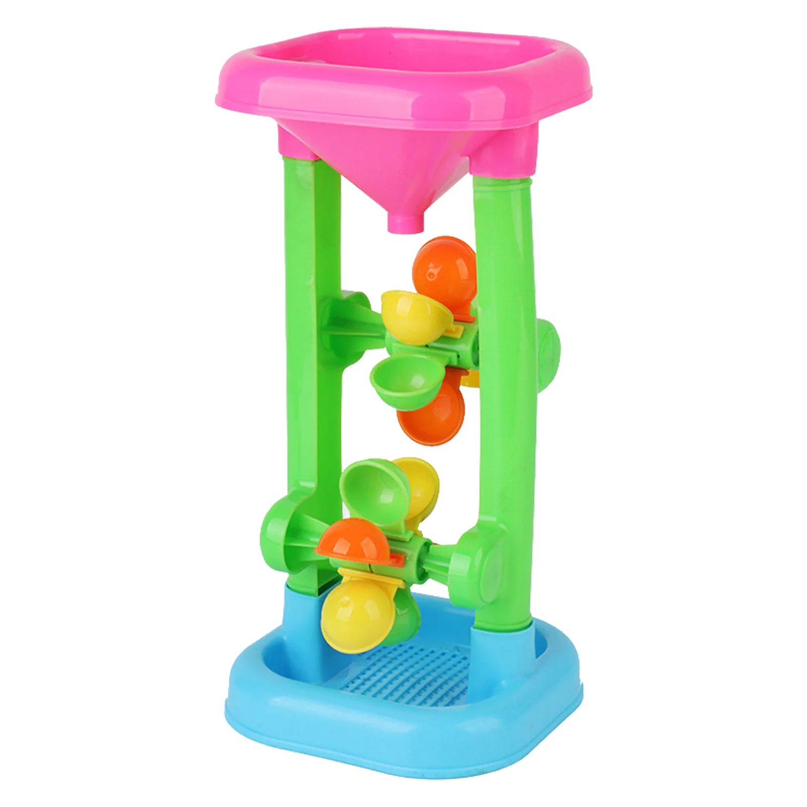 Kids Beach Toy Set Sand Timer And Water Wheel Combination Suitable For Multiple Sand Materials - view 2