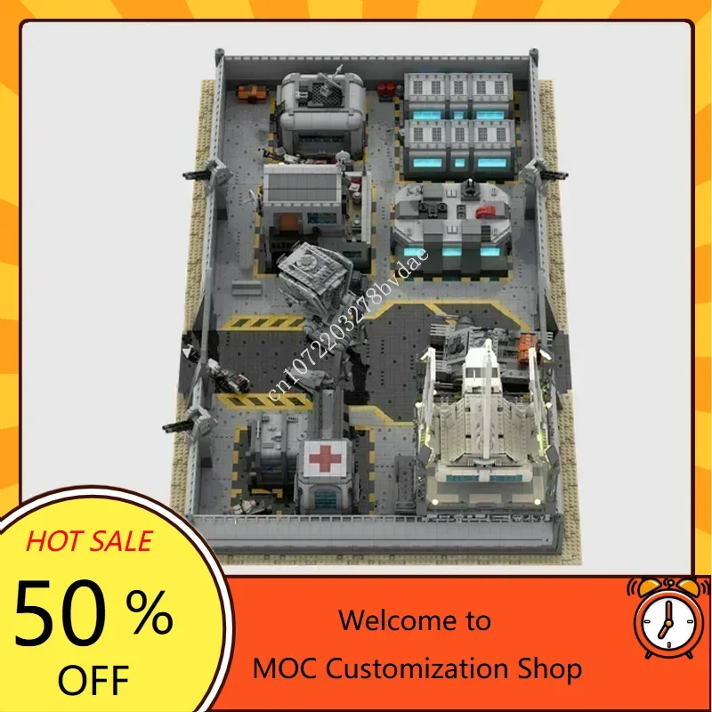 7334PCS MOC 궁극의 우주 전쟁 군사 휴일 우주 전쟁 군사 MOC 전함 DIY 조립 생일 퍼즐 크리스마스 선물