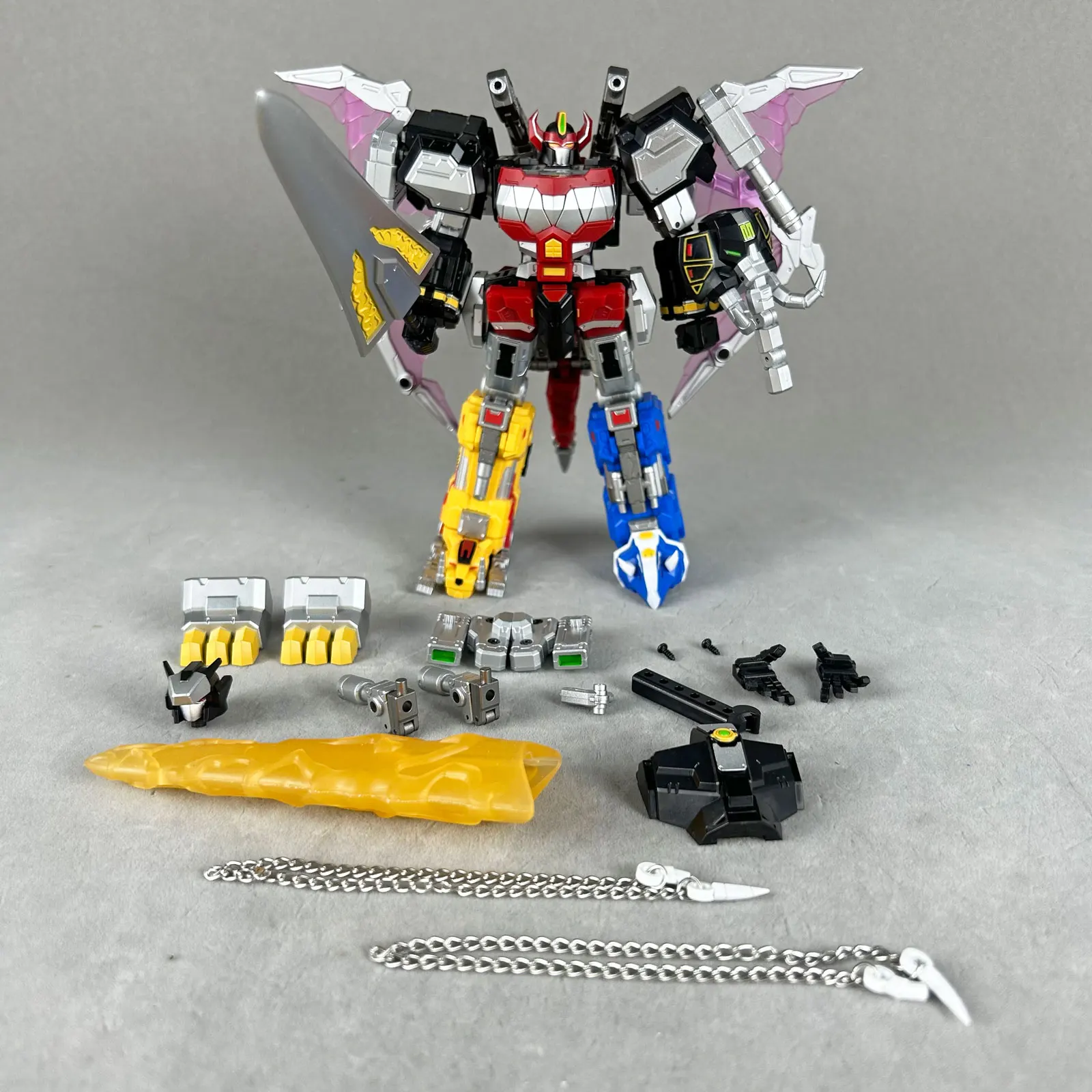 Lucky Cat Megazord MICRO COSMOS MC03 MC-03 Dragon Caesar Mighty