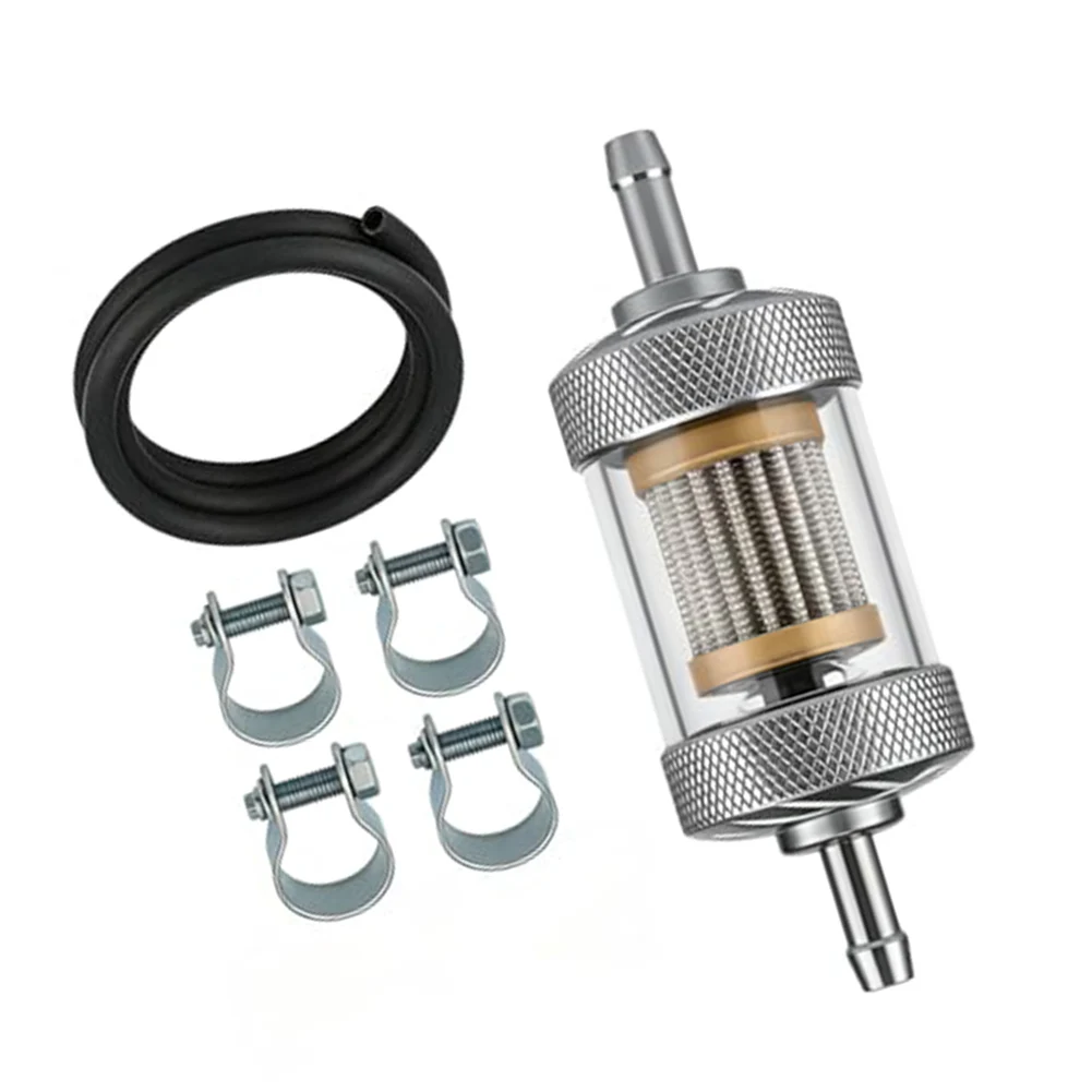 1/4-Zoll-Kraftstofffilter 6mm Inline-Kraftstofffilter Ölfilter für Motorrad ATV Dirt Bike Classic Bikes Motocross Zubehör – Detail 2