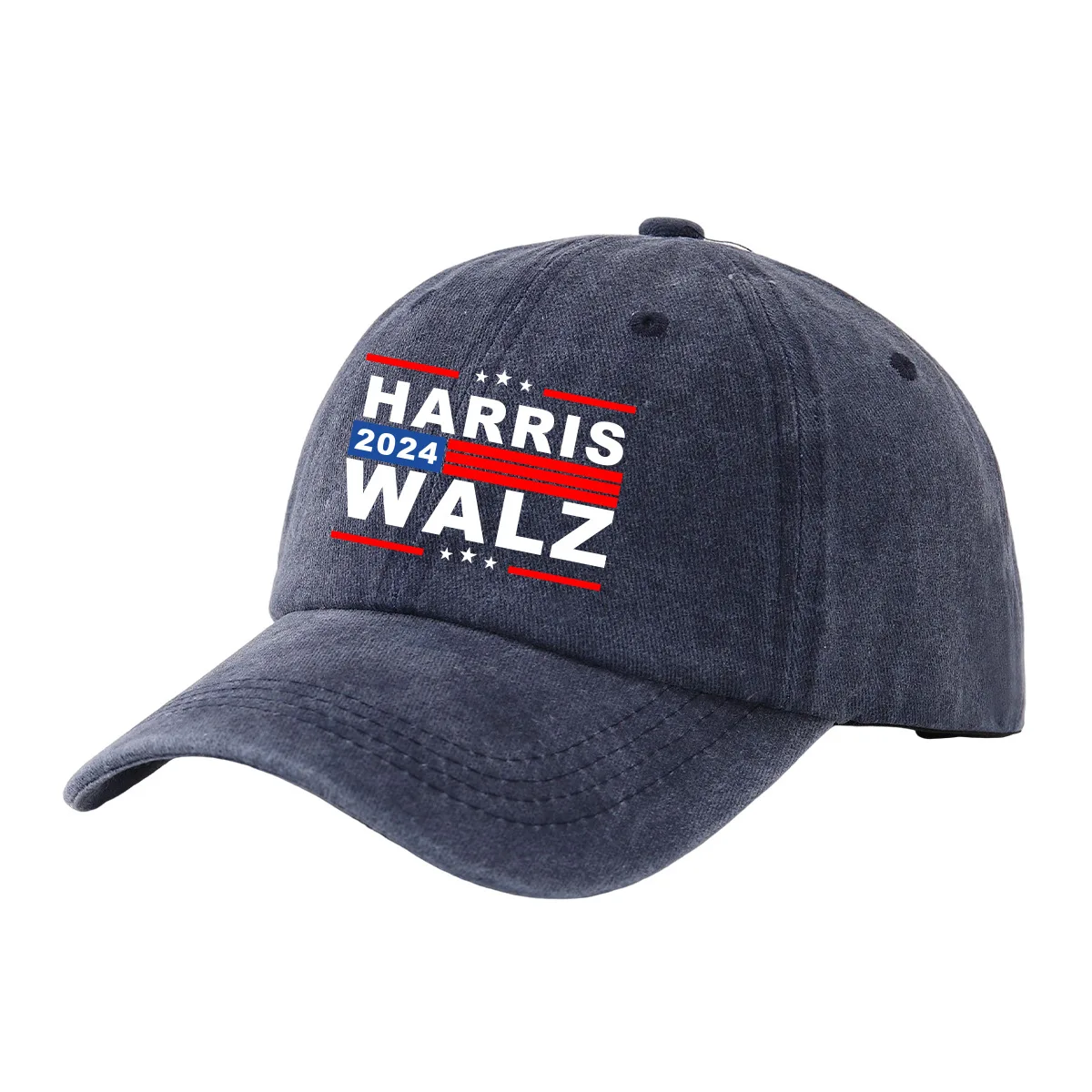 قبعات بيسبول مطبوعة قابلة للغسل من HARRIS WALZ للرجال والنساء، قبعات عصرية كلاسيكية للأب، قبعات بيسبول ناعمة