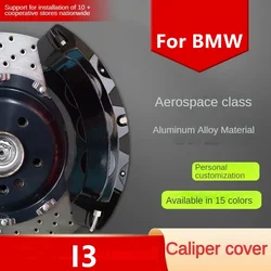 Per BMW I3 Car Brake Caliper Cover anteriore posteriore 3D alluminio metallo Kit Fit Edrive 35 40 L 2022 2023