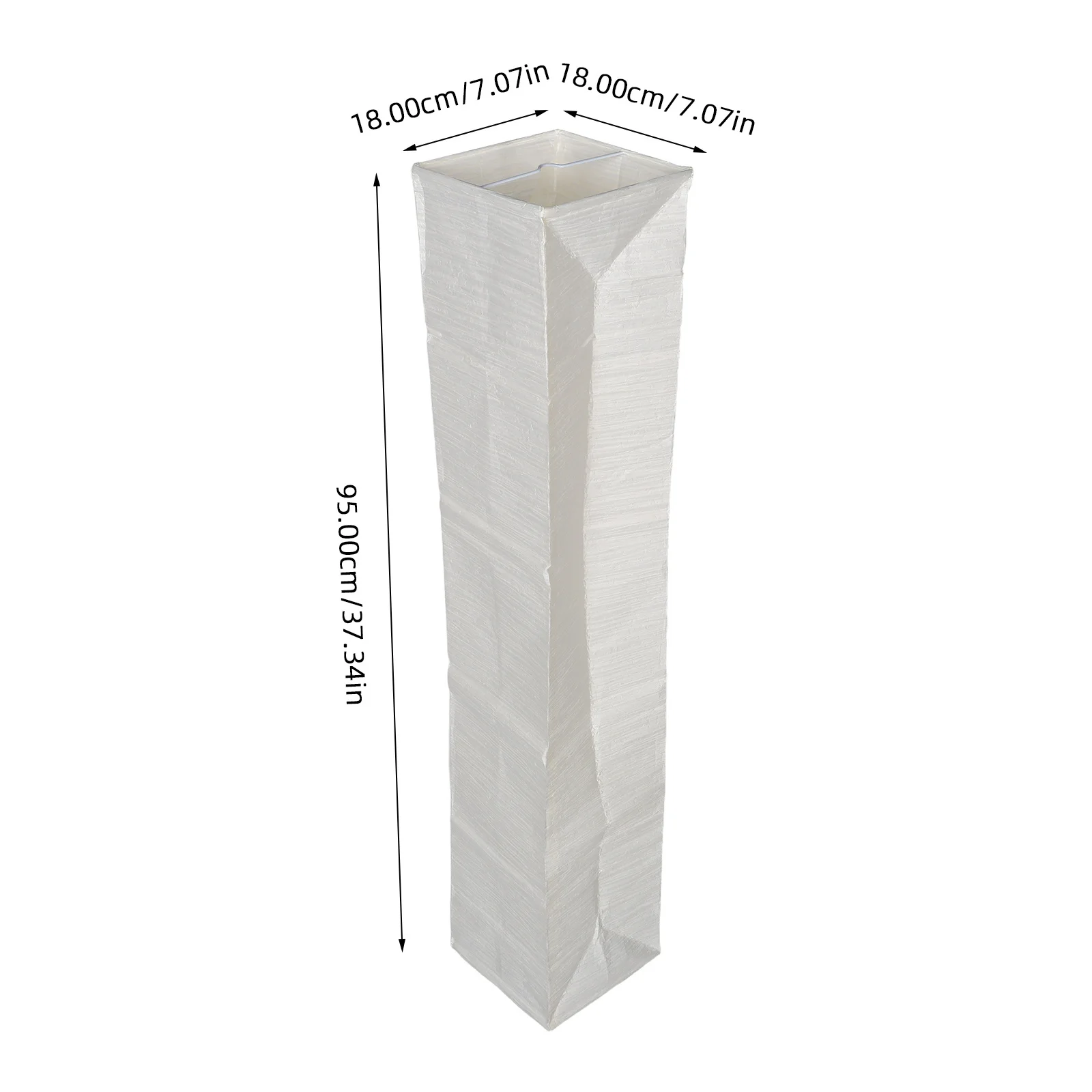 Paper Floor Lamp Shade Replacement Foldable Lightweight Design For Living Room Bedroom Office Home Lighting Accessory