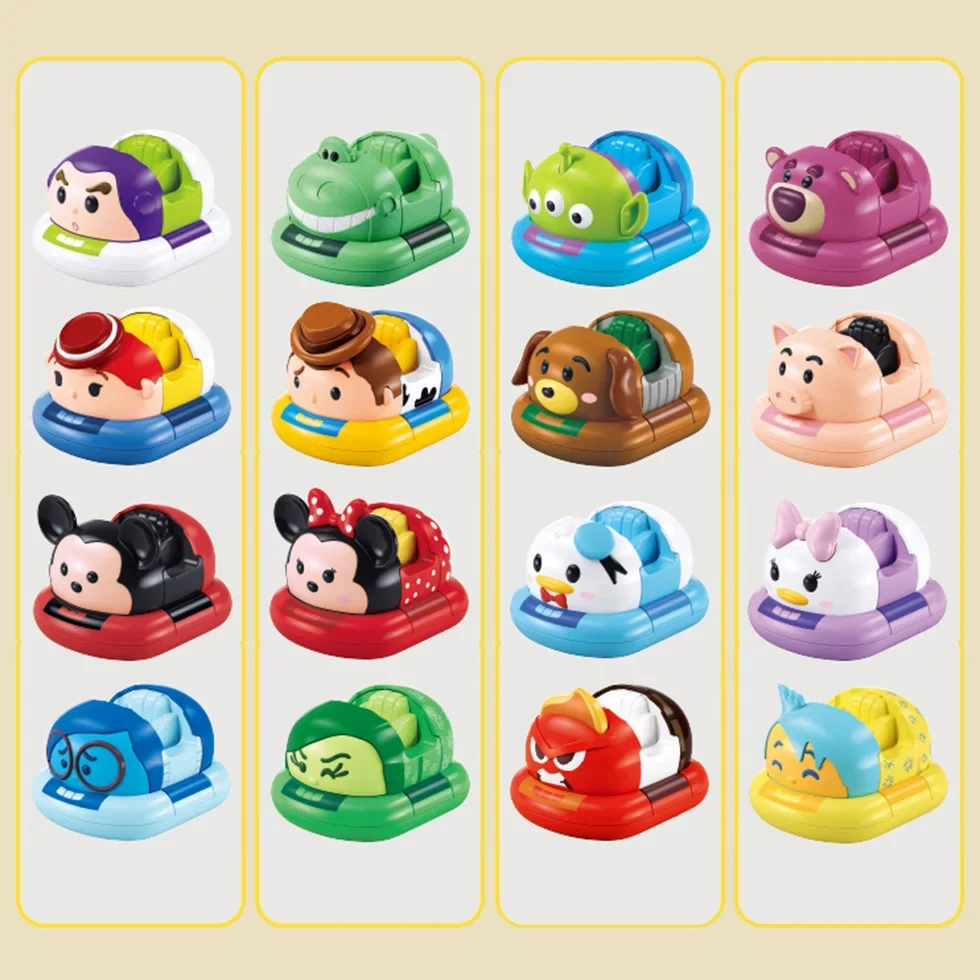 

Строительные блоки Pullback Cars, История игрушек Диснея, интерактивная игра, STEM, образовательный конструктор, собранные детские подарки на день рождения