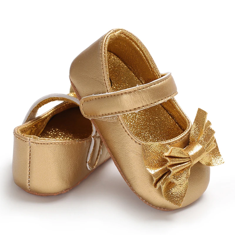 Spring/Summer and Autumn Styles 0-1 Year Old Baby Girls' Shoes With Soft Soles Fashionable Princess Shoes Baby Walking Shoes