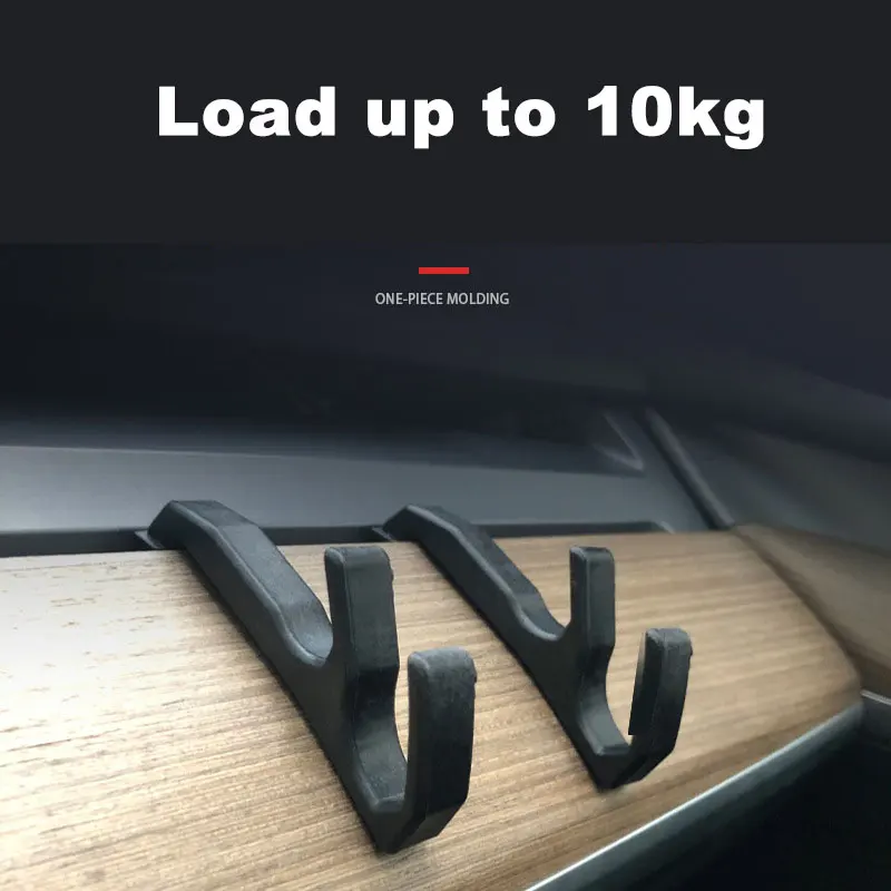 

For Tesla Model Y 3 Dashboard Hook Interior Accessories Bag Umbrella Hanger with Mobile Phone Holder Mount Stand Cool Parts