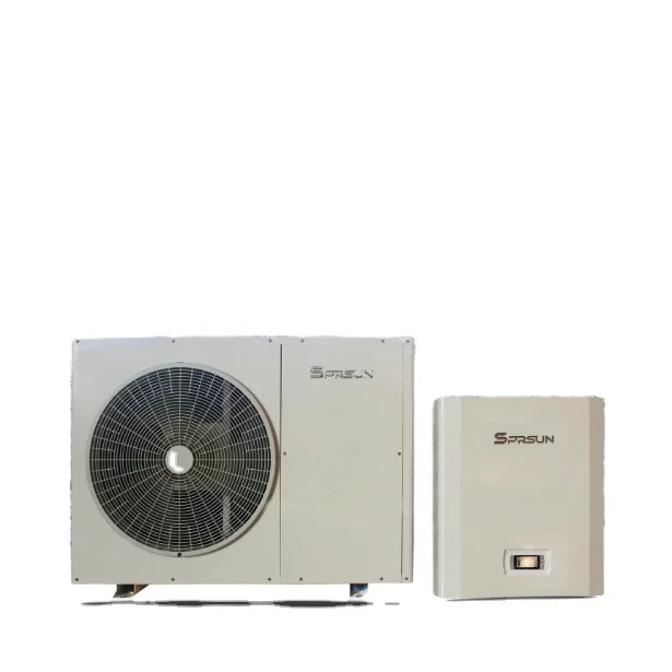 Pompa di calore Sprsun sorgente d'aria 9.6KW EVI Pompa di riscaldamento aria-acqua Inverter con controller CAREL e funzione Wifi