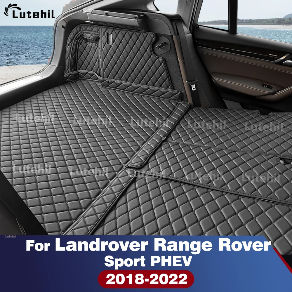 

Cargo Liner For Landrover Range Rover Sport PHEV 2018-2022 All Weather Trunk Mat Carpet with Backrest Protectors Cargo Mat 21 20