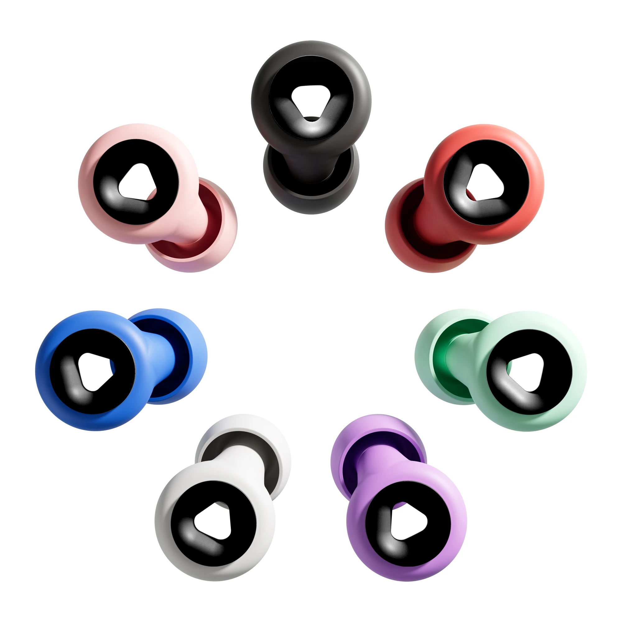 HUAK 1set Reusable Silicone Ear Plugs+ Extra Coverage, Perfect For, Swimming, Sleeping, Learning, Concert, Motorcyclists & More