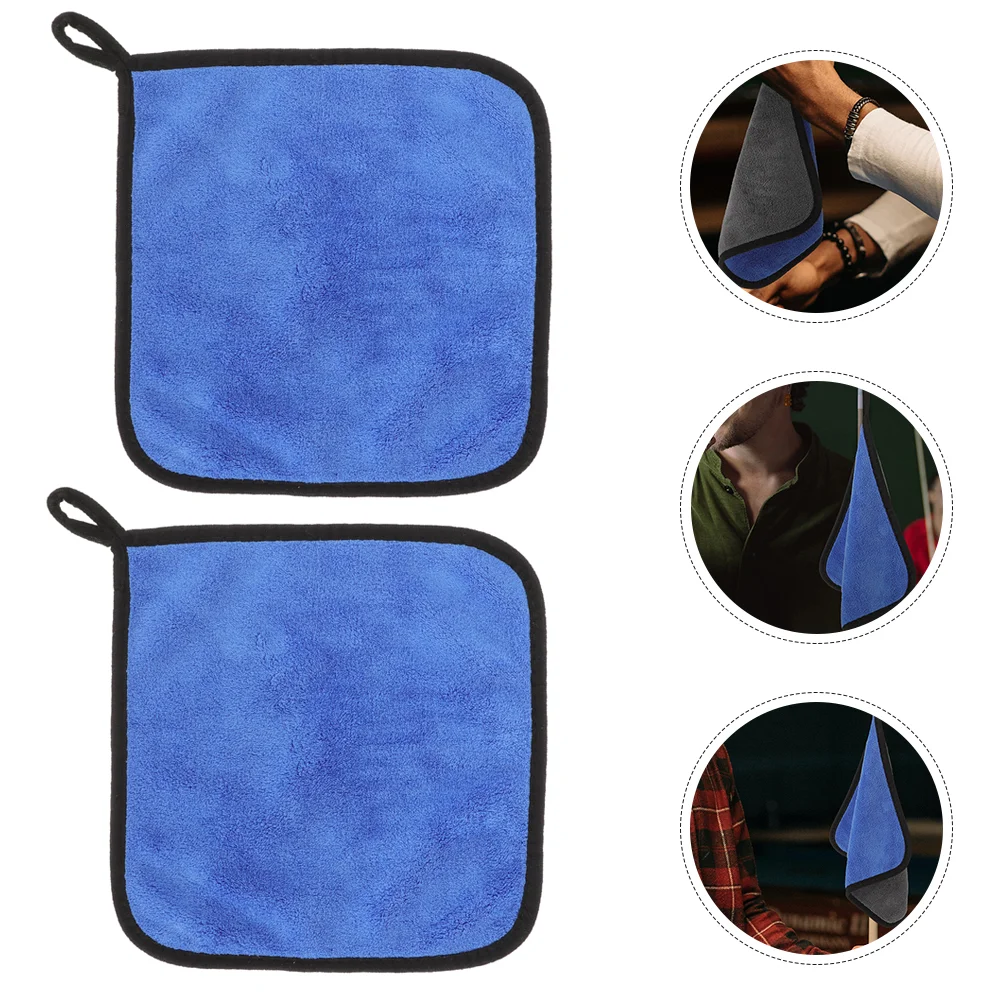 

5 Pcs Pole Cloth Billiard Cleaner Cleaning Towel Snooker Absorb Water Club Coral Fleece Pool Stick Accessories