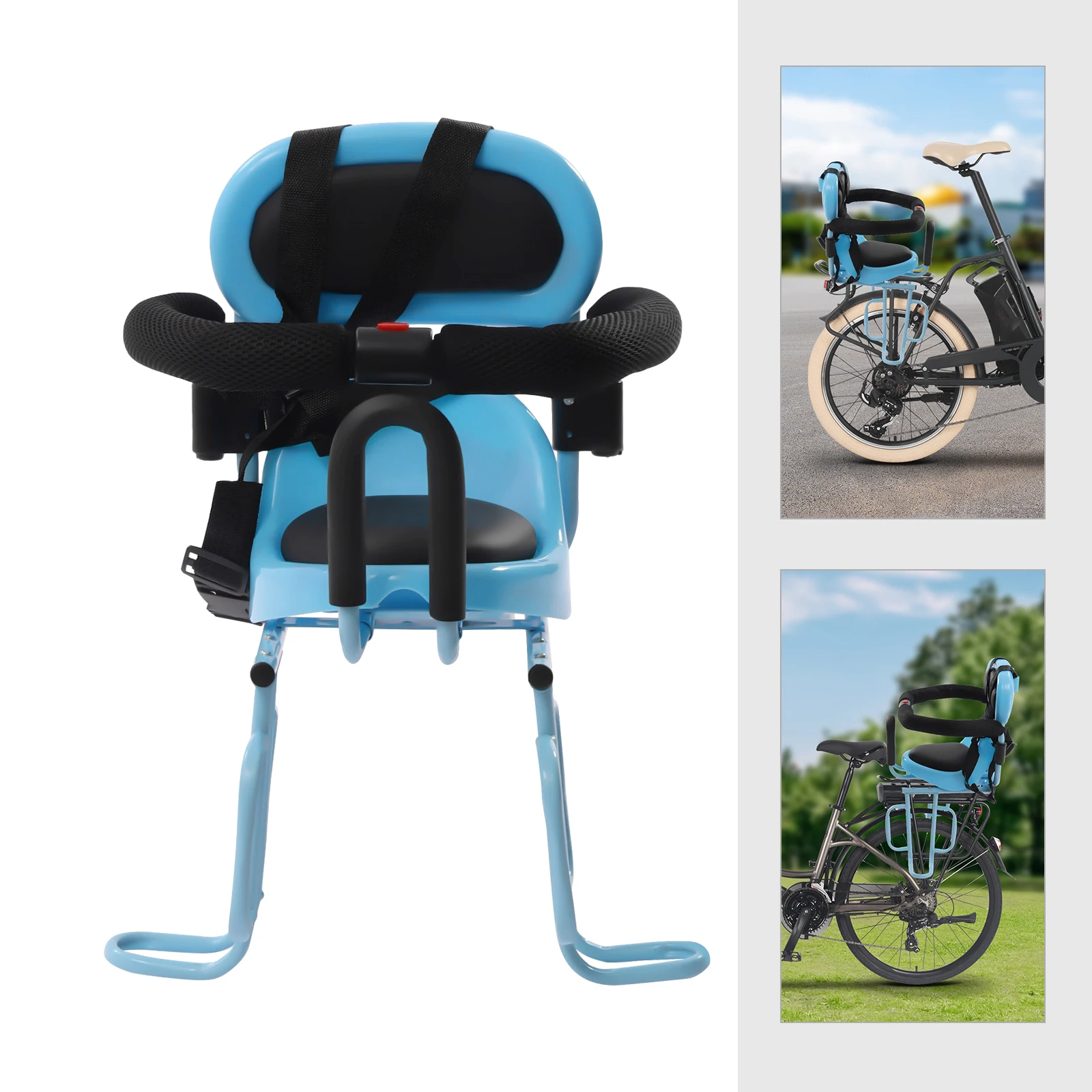 Rear Child Bike Seat Safety Child Seat Front Bicycle Carrier Children's Rear Mounted Bicycle Seat Universal Toddler Bike Seat fo