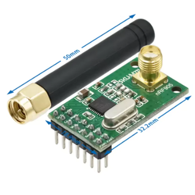 NRF905 wireless module (PTR8000+) wireless transmission module NF905SE with antenna
