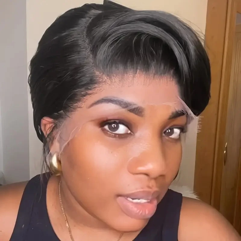 13x4x1 T جزء الدانتيل إغلاق موجة شفافة شعر مستعار الدانتيل قبل قطعها