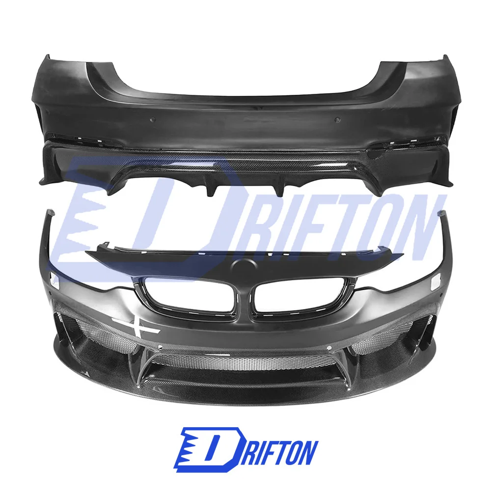 

[FREE SHIP] 3D Style Partial Carbon Fiber Body Kit for BMW M3 M4 F80 F82 F83 Bodykit