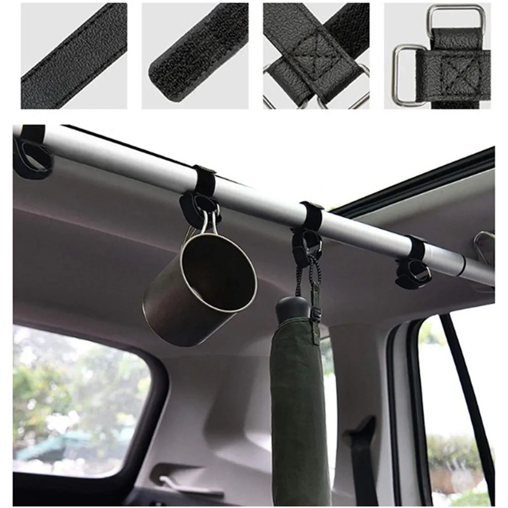 2 Pcs Vehicle Rod Carrier Rod Holder Belt Strap Clothes Bar DIY Rod Carrier  Car Fishing Pole Organizer Rod Holder For Truck SUV