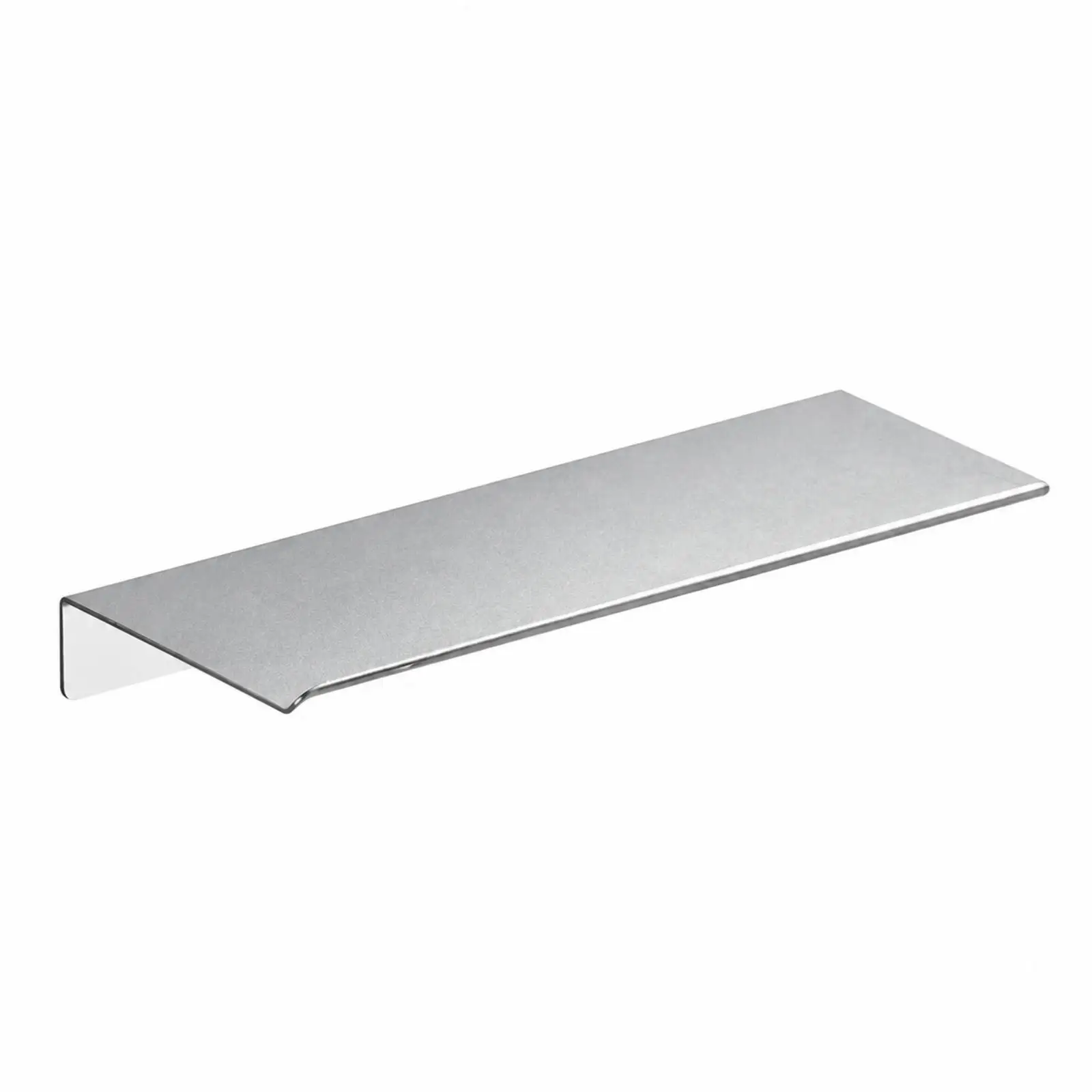 Wall Shelf with Raised Front Edge Drill-Mounted Stainless Steel Wall Shelf Rust-Resistant Easy to Clean for Bathroom, Shower