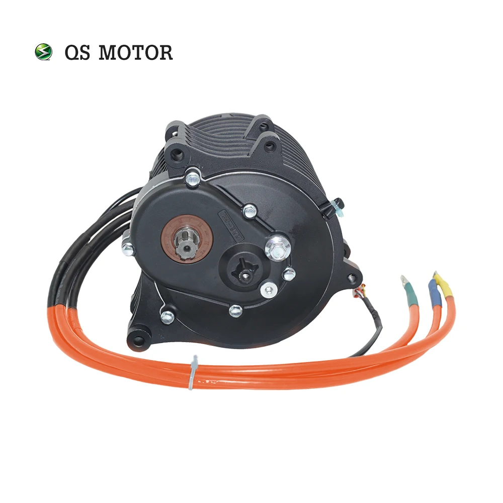 QSMOTOR-Kit de conversión de Motor de accionamiento medio, controlador de EM200-2 en Panel de refrigeración grande para motocicleta eléctrica, QS138, 3kW, V3, 72V, 100KPH