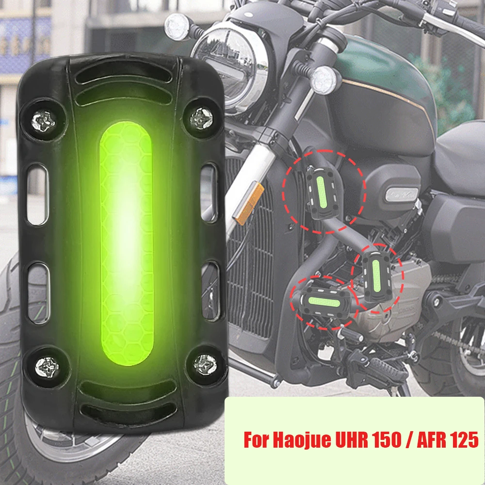 

Motorcycle Crash Bar Anti-fall Block Universal 22-25mm Bumper Protection Pad For Haojue UHR 150 AFR 125 Scooter Modification