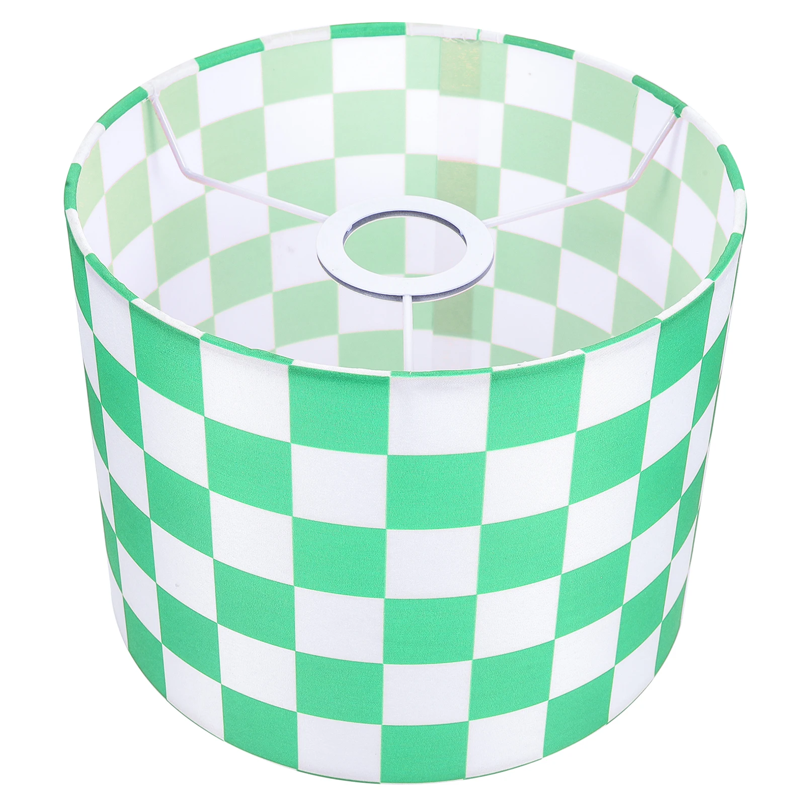

Linen Lampshade with Replacement Modern Floor Buffalo Plaid Checkered Flag Drum Vintage