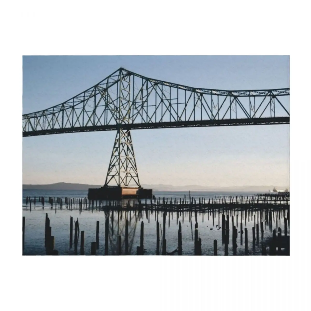 

Astoria Oregon Throw Blanket for sofa cosplay anime Picnic Plaid Blankets