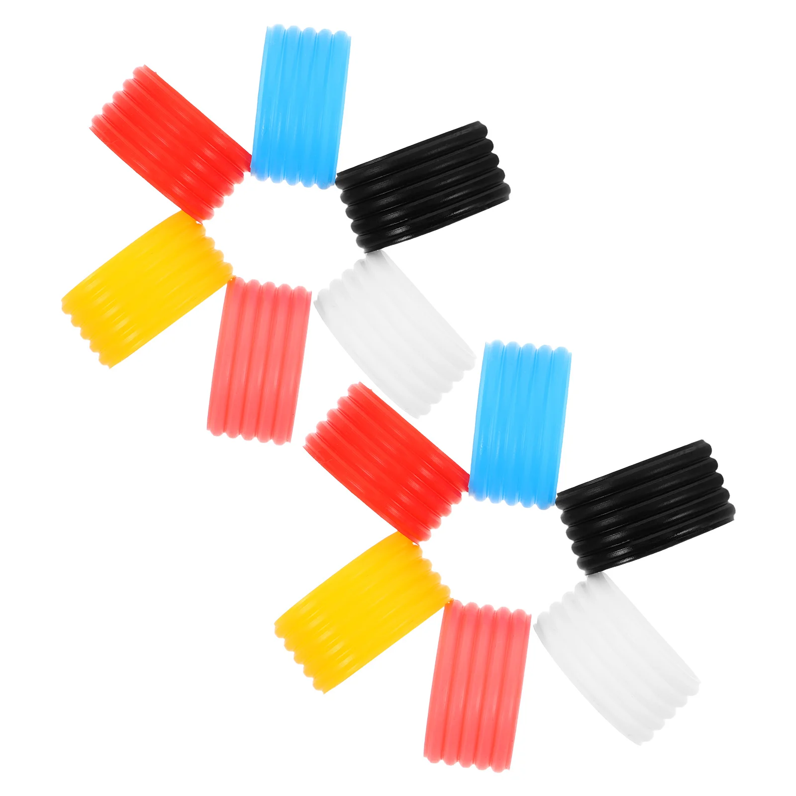 12 Uds. Cubierta de agarre de raqueta de tenis de silicona banda absorbente antideslizante reemplazo transpirable para raquetas de Golf de béisbol Pickleball