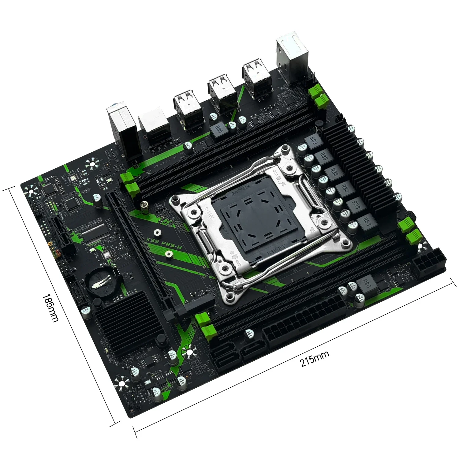 MACHINIST X99 PR9-H Motherboard Set Kit LGA 2011-3 Xeon E5 2650 V4 CPU Processor + 16GB DDR4 ECC RAM Memory SSD NVME M.2 usb