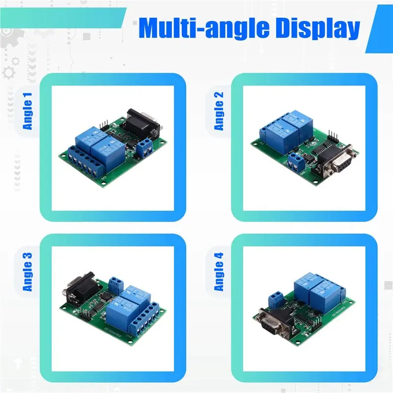 【HOT A69Z!】Remote Control Switch Board Serial Port Relay Module DC 12V