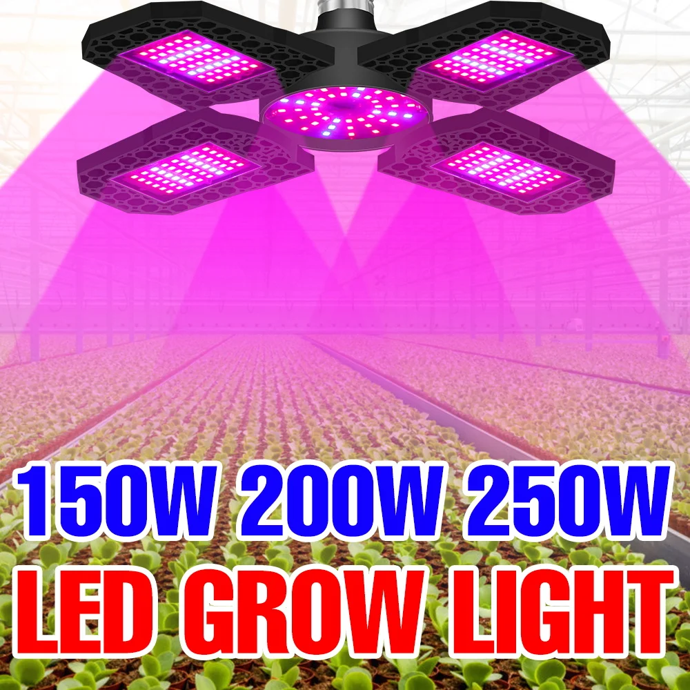 250 واط E27 LED النبات تنمو ضوء الطيف الكامل Phytolamp للداخلية زهرة الخضار الدفيئة خيمة الفاكهة الزراعة المائية