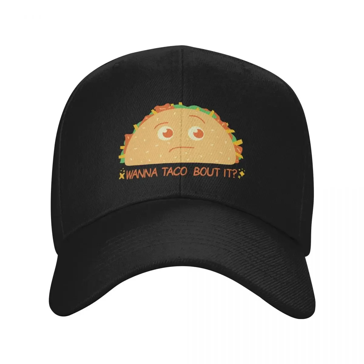 Wanna TACO bout it Baseball Cap Trucker Cap summer hat custom caps hiking hat Elegant Women's Hats Men's