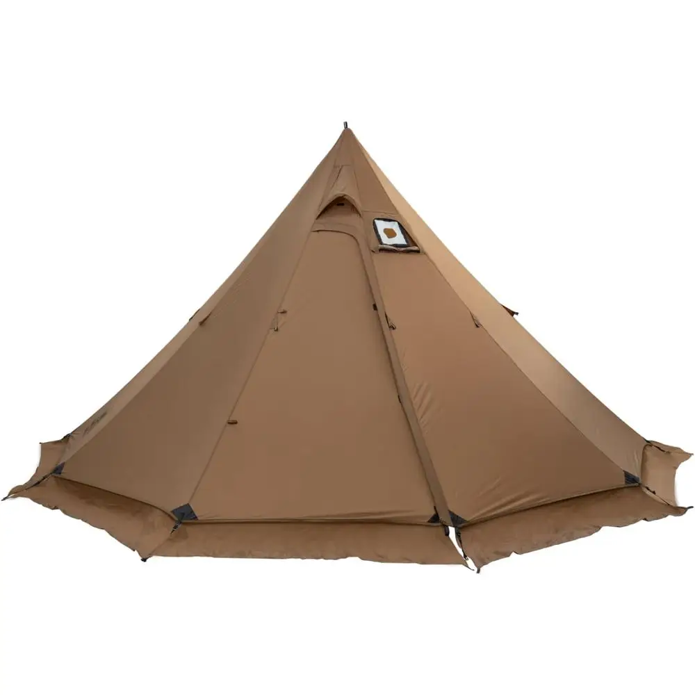 

Ultralight 2-Person 4.8lbs Tent with Stove Jack, Waterproof & Windproof for 4-Season Camping, Backpacking, Hunting