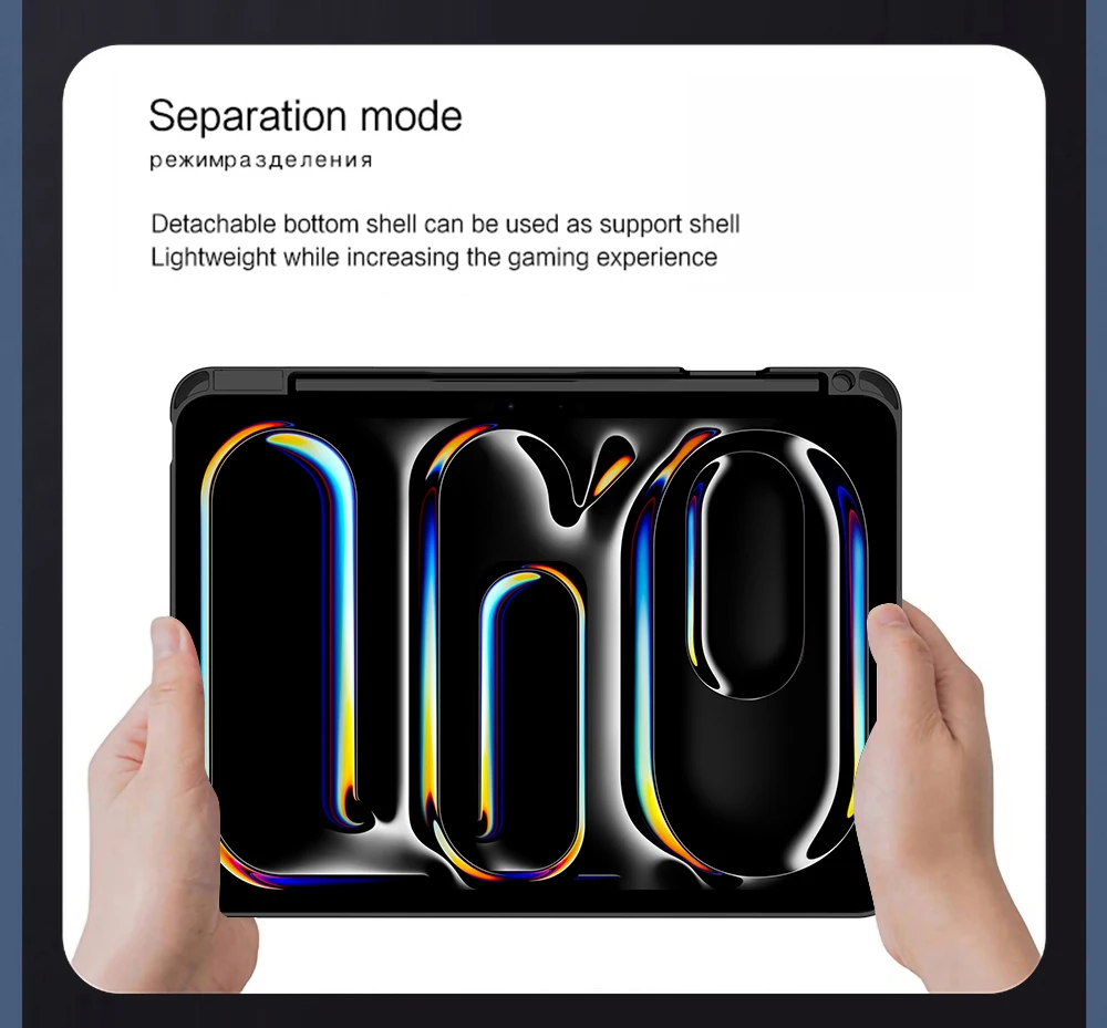 Magic Keyboard Hülle für iPad Pro M5 11 13 Zoll 2025 Smart Abnehmbare Tastaturabdeckung für iPad Pro 13 12.9 Air 4 5 6 11 13'' Funda – Detail 9