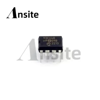 SPI EEPROM 칩, 인라인 DIP-8, 1KBit, 93C46B/P, 10PCs/로트, 100% 신제품 