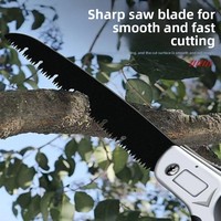 Folding Hand Saw Multifunctional Outdoor Pruning Trees Garden Tools Portable Woodworking Saw For Garden Pruner Scissors Graft