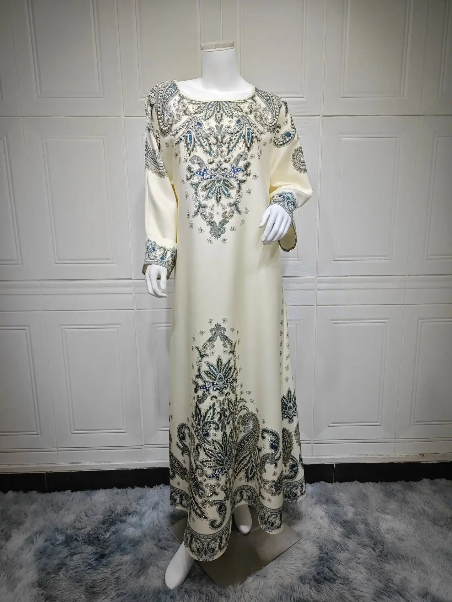 

Ид Мубарак мусульманское женское платье макси марокканская абайя арабский Дубай Турция кафтан Рамадан кафтан вечерние платья исламская одежда