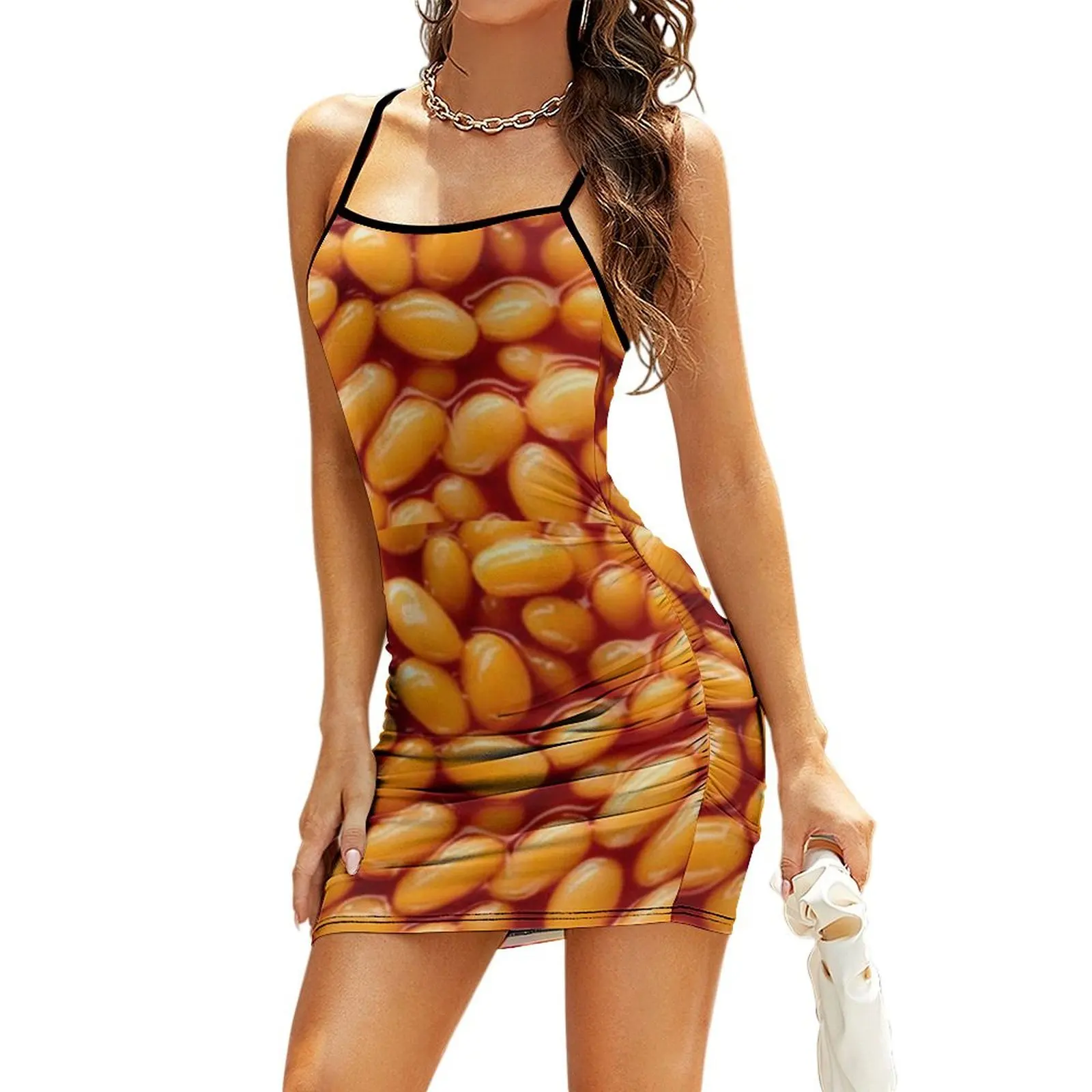 

Baked Beans Sling Dress women's evening dresses women formal occasion dresses Dress