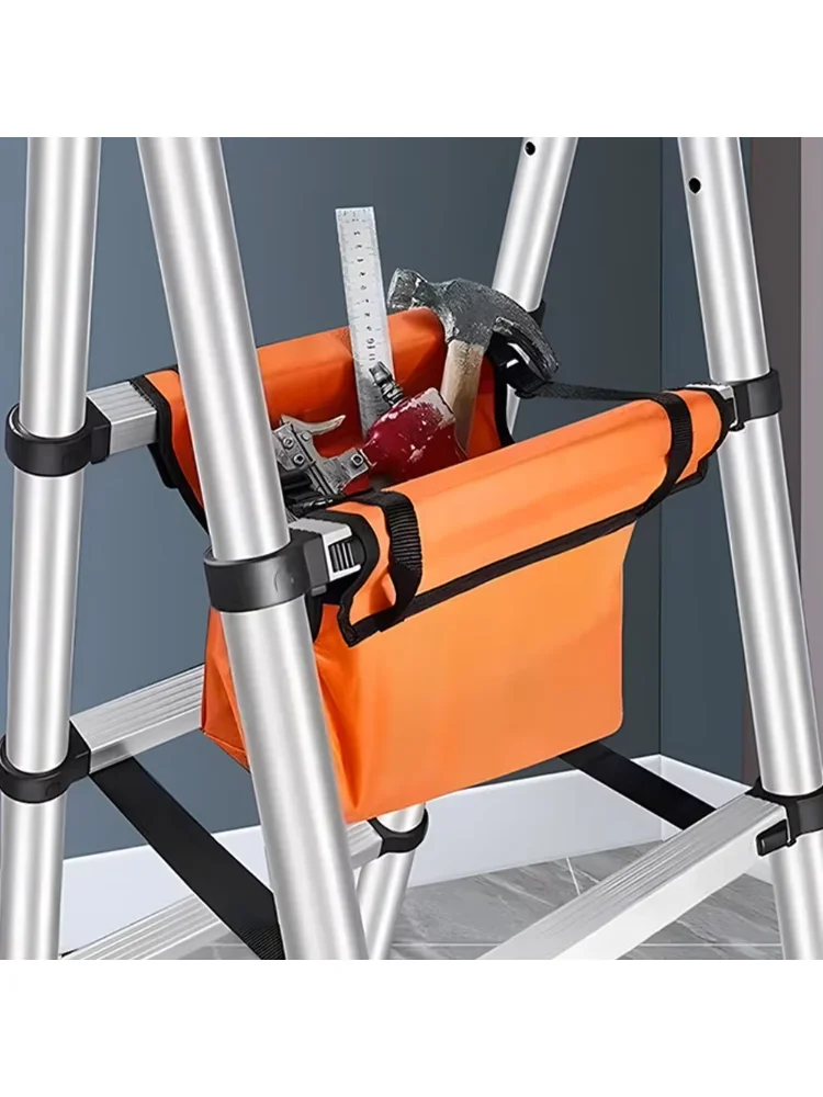 Folding Ladder Tool Storage Bag Versatile Durable Convenient Accessories Oxford Cloth Portable Ladder Hanging Bag for Workshop