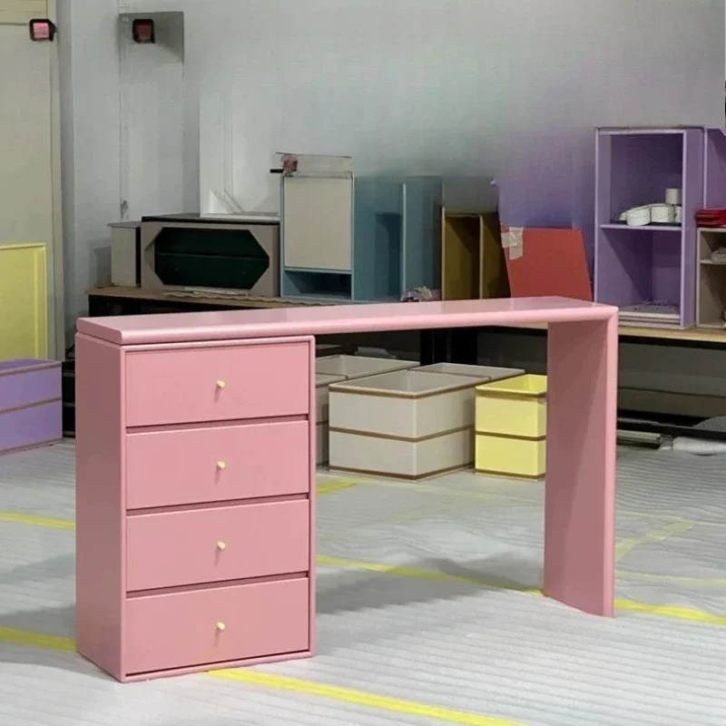 Dopamine dresser table, chest of drawers integrated makeup table